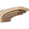 Ekena Millwork 11"W x 22"D x 11"H Wide Rockford Rough Cedar Woodgrain TimberThane Corbel, Primed Tan CORUR11X22X11ROCRCPR - alternate 1